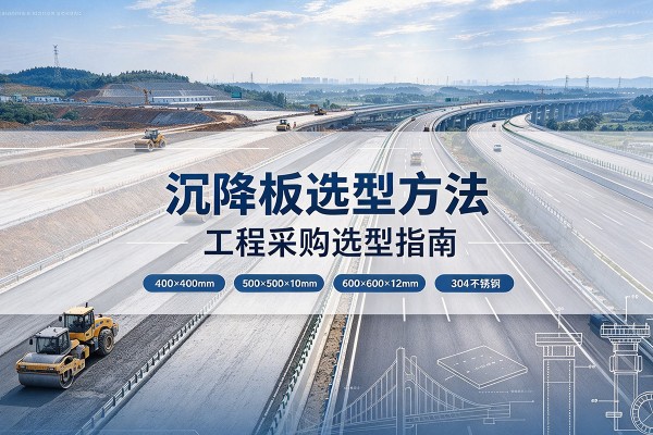 华蓥沉降板选择方法