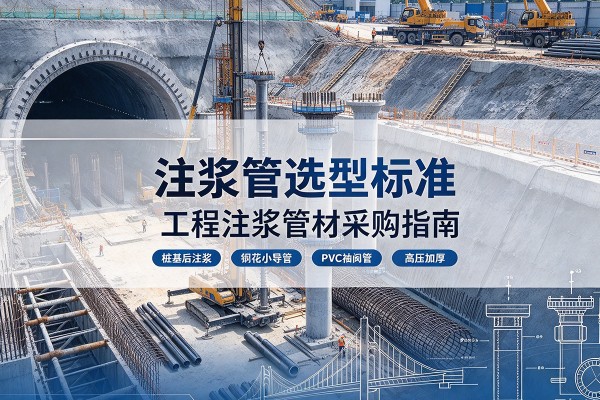 华蓥注浆管选型标准