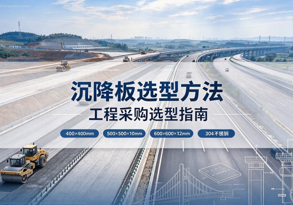 华蓥沉降板选择方法