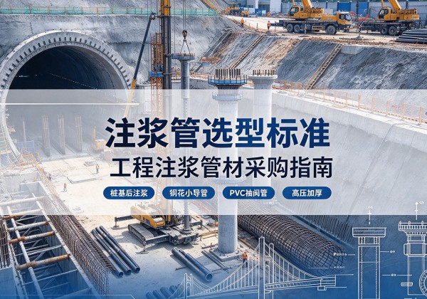 华蓥注浆管选型标准